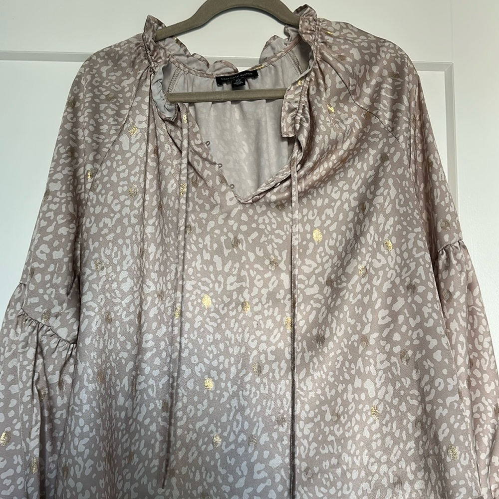 Silky Saks Fifth Avenue Blouse
